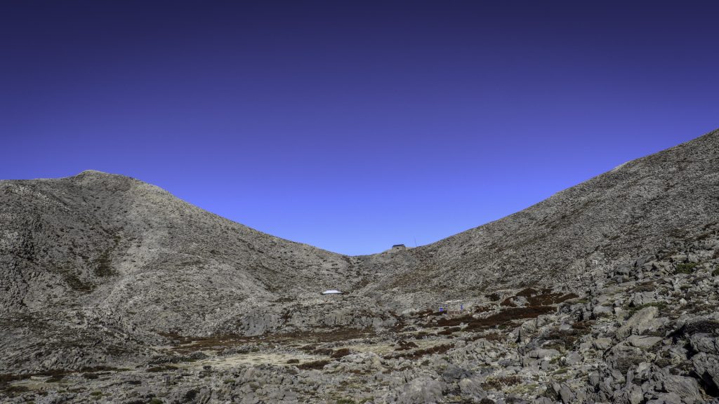 Katsiveli plateau and traditional mitata in Lefka Ori.